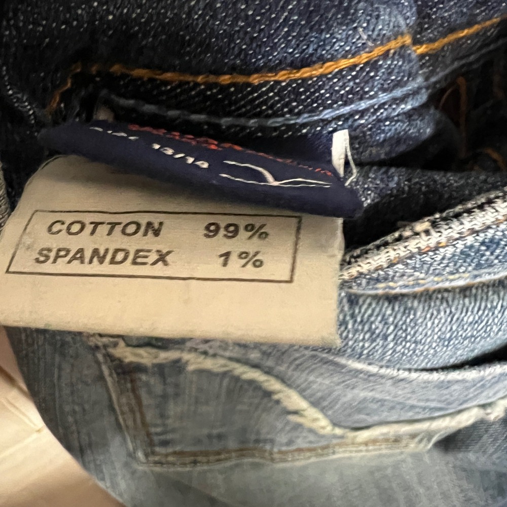 Vigoss USA Premium Denim Mid Rise Dark Wash Bootcut Jeans Juniors Size 13/14 Y2K - Picture 8 of 9